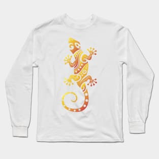 Tribal gecko Long Sleeve T-Shirt